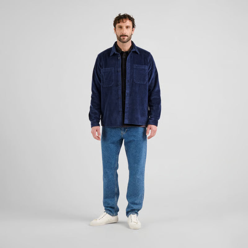 Shirt Kil Corduroy Navy | DEDICATED