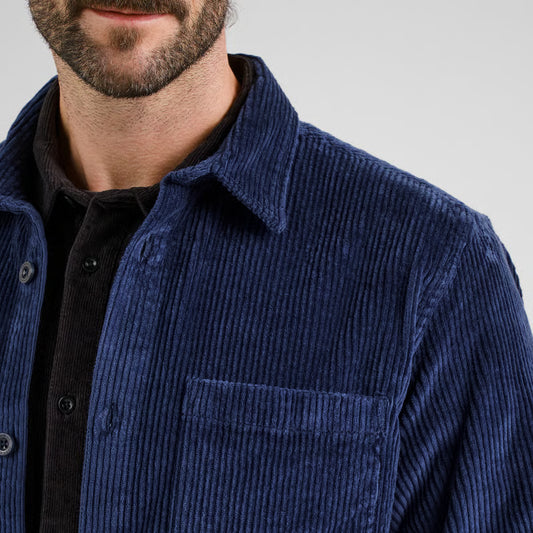 Shirt Kil Corduroy Navy | DEDICATED