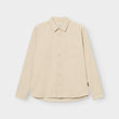 Shirt Varberg Corduroy Oat White | DEDICATED