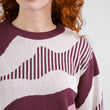 Sweater Arendal Flowing Abstract Multi Color | DEDICATED