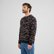 Sweater Mora Line Mountain AOP Black | DEDICATED