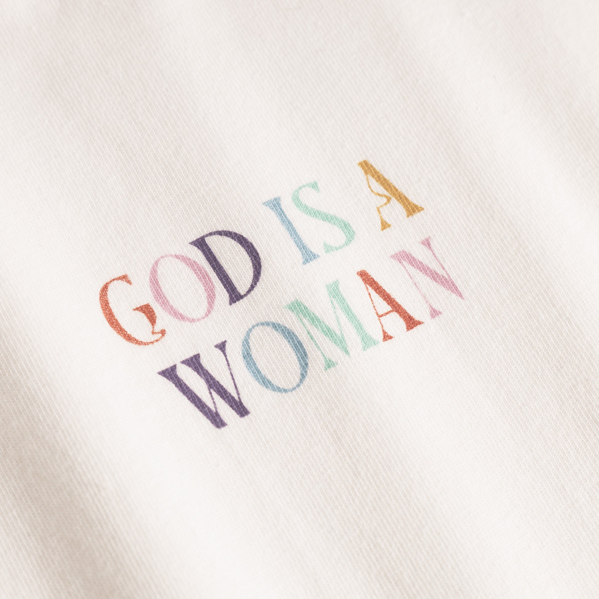T-shirt Vadstena God is a Woman Off-White | DEDICATED to