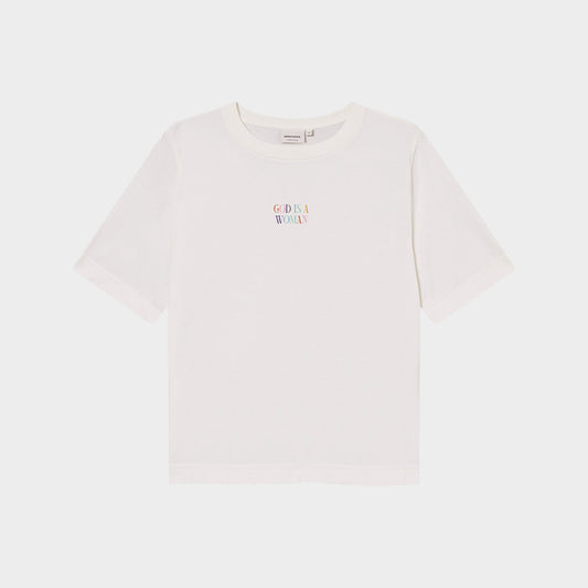 T-shirt Vadstena God is a Woman Off-White | DEDICATED to
