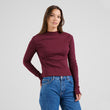 Rib Top Ryd Fig Red | DEDICATED