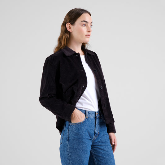 Jacket Stiby Corduroy Black | DEDICATED