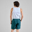 Shorts Sibbarp Linen Mediterranea Green | DEDICATED