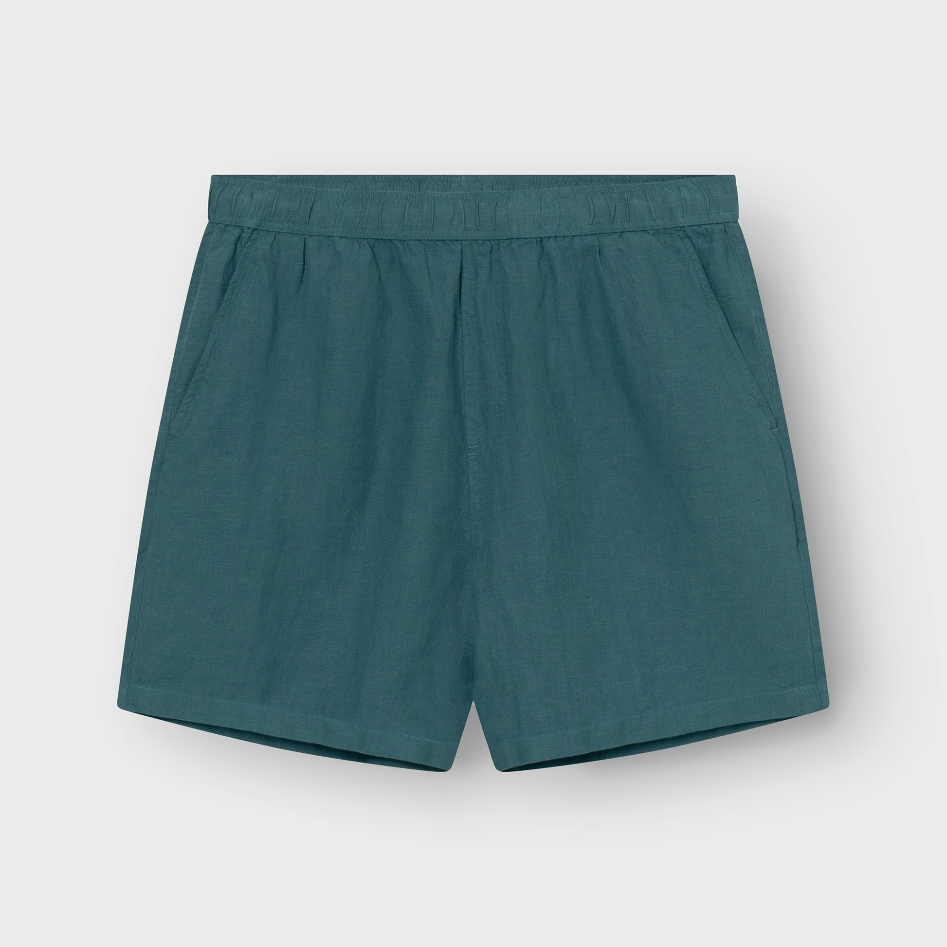 Shorts Sibbarp Linen Mediterranea Green | DEDICATED
