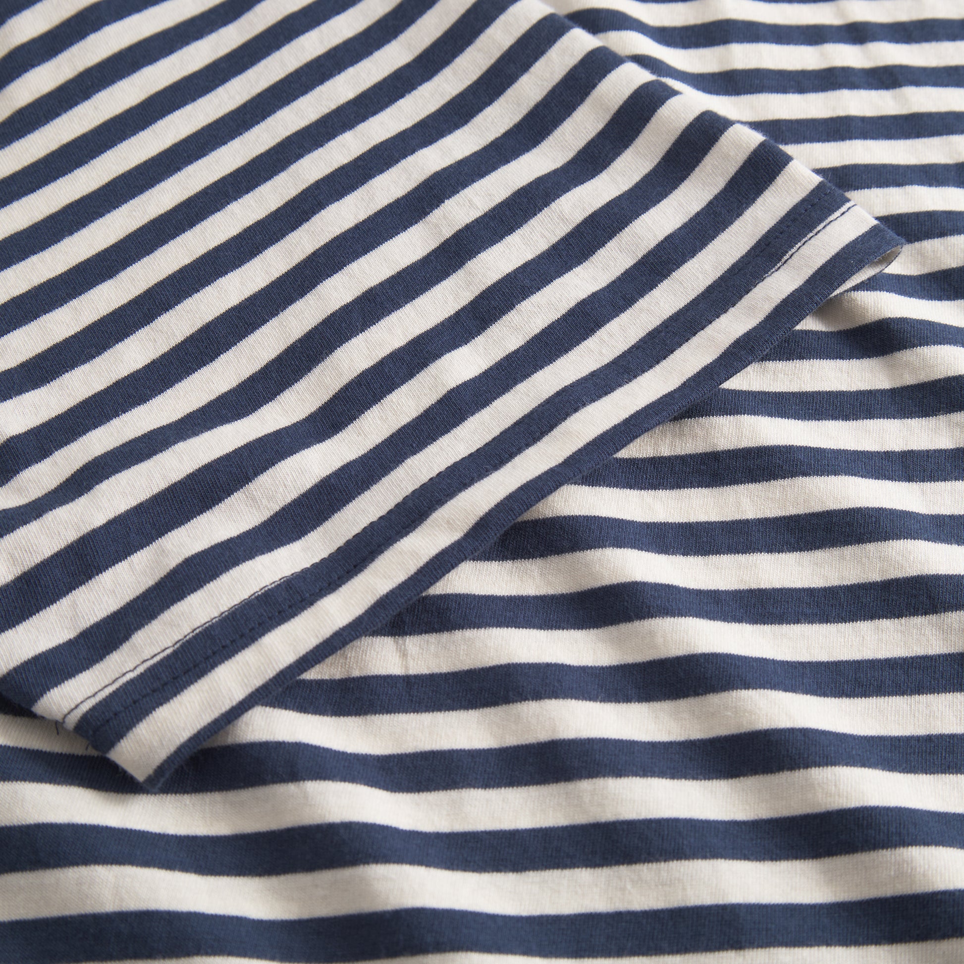 T-shirt Stockholm Stripes Insignia Blue | DEDICATED