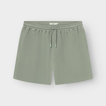 Shorts Essingen Waffle Iceberg Green | DEDICATED