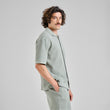 Hemd Falkvik Waffle Iceberg Green | DEDICATED