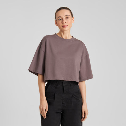 T-shirt Ljusdal Sparrow Brown | DEDICATED