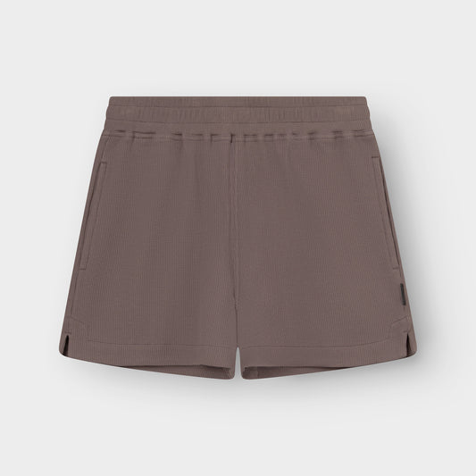 Shorts Aspudden Waffle Sparrow Brown | DEDICATED