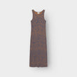 Rib Dress Motala Leopard Light Brown | DEDICATED
