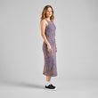 Rib Dress Motala Leopard Light Brown | DEDICATED