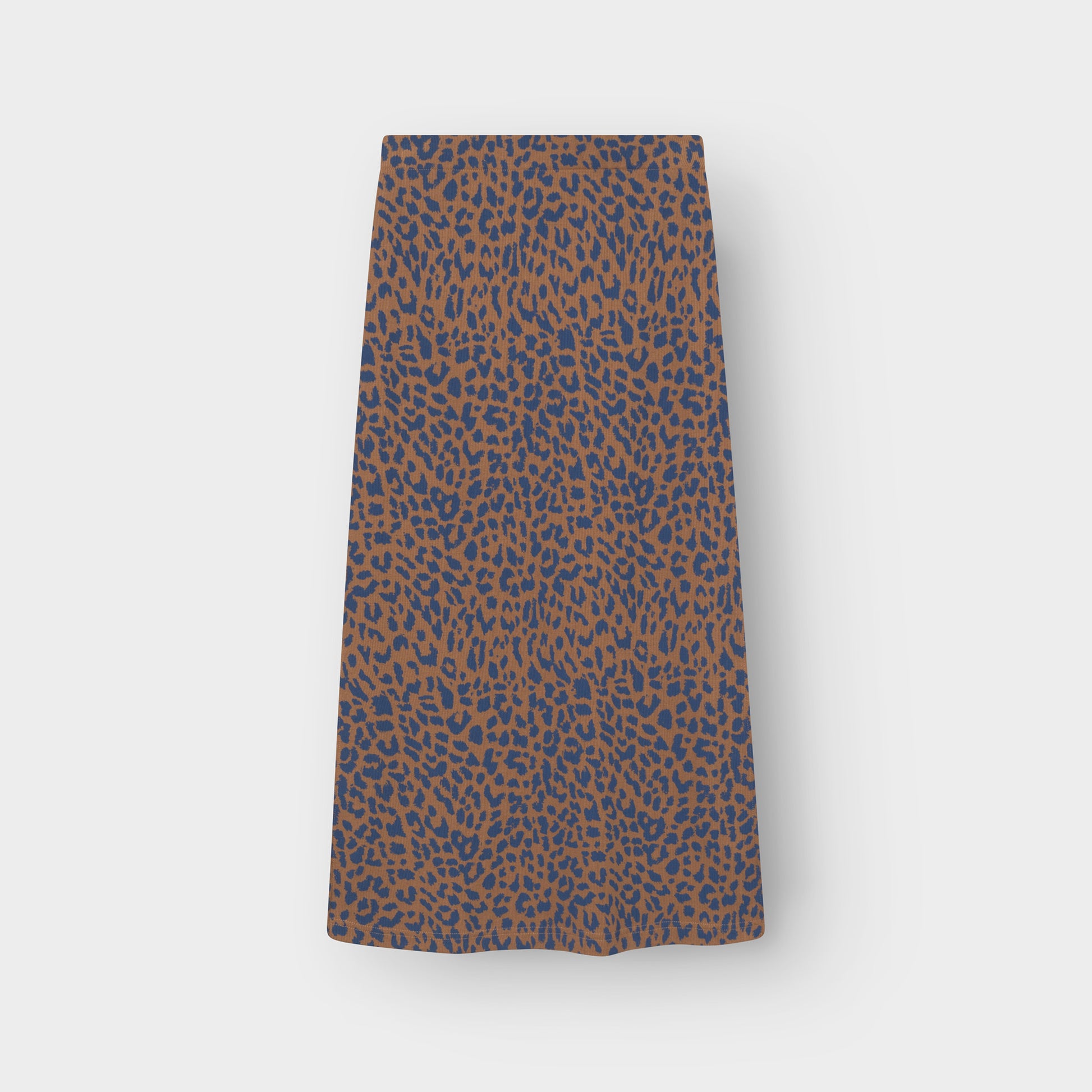 Rock Rib Skirt Kvarnvik Leopard Light Brown | DEDICATED