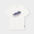 T-shirt Stockholm Support Line Wave Off-White | DEDICATED