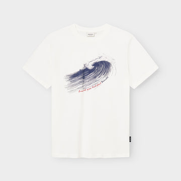 T-shirt Stockholm Support Line Wave Off-White | DEDICATED