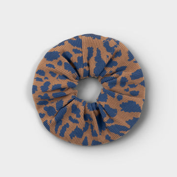 Scrunchie Rib Leopard Light Brown | DEDICATED