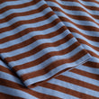 Top Humledal Stripes Cappuccino Brown/Cornflower Blue | DEDICATED