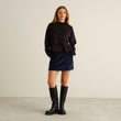 Sweater Limhamn Leopard Multi Color | DEDICATED