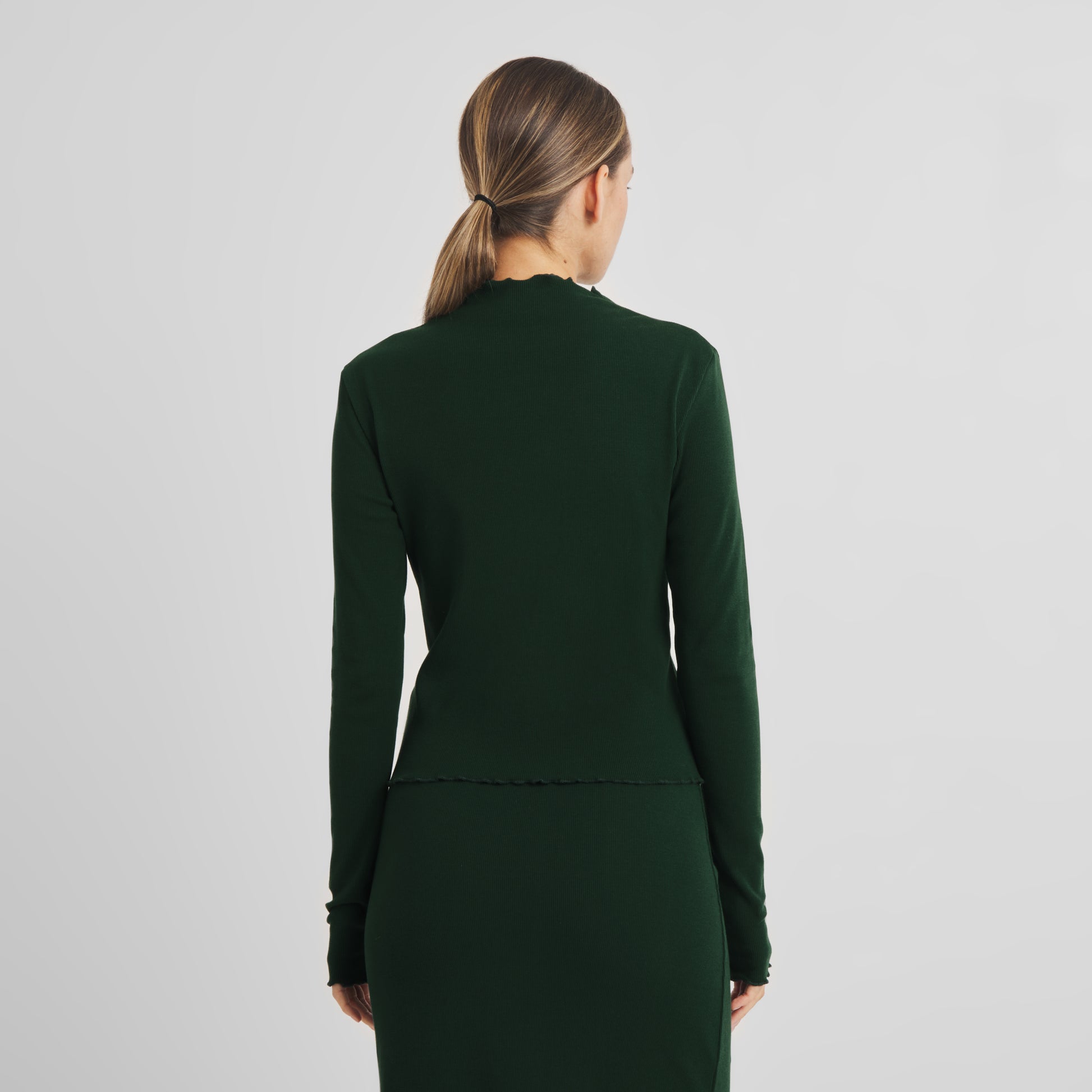 Rib Top Ryd Dark Green | DEDICATED