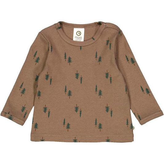 Pine l/s T baby Shade/ Balance green | Müsli
