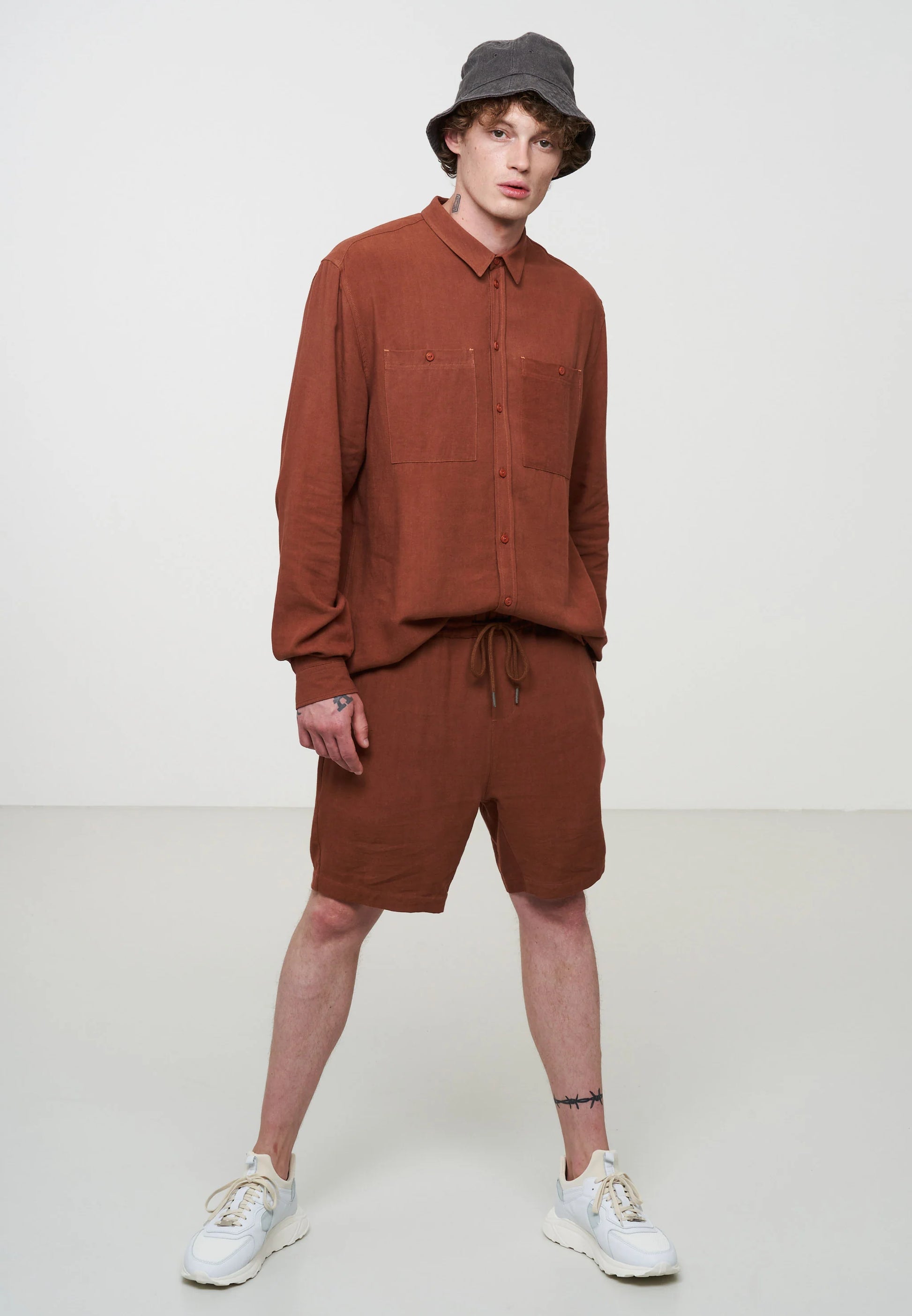 Shorts CURRY dark summer orange | recolution