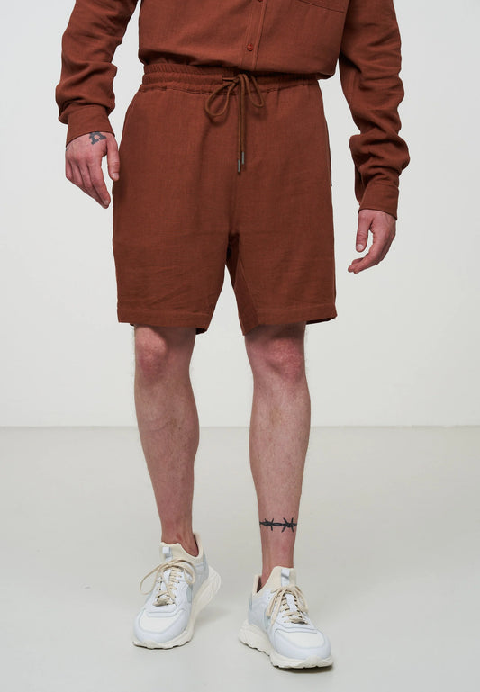 Shorts CURRY dark summer orange | recolution