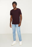 T-Shirt BAY dark plum | recolution
