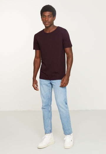 T-Shirt BAY dark plum | recolution