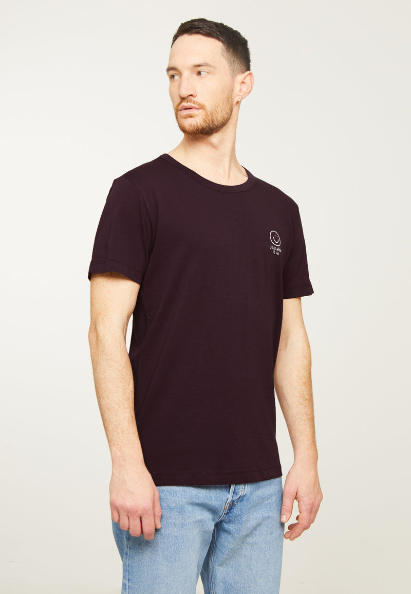 T-Shirt BAY SMILEY black | recolution