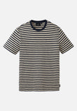 T-Shirt DELONIX STRIPES dark navy | recolution