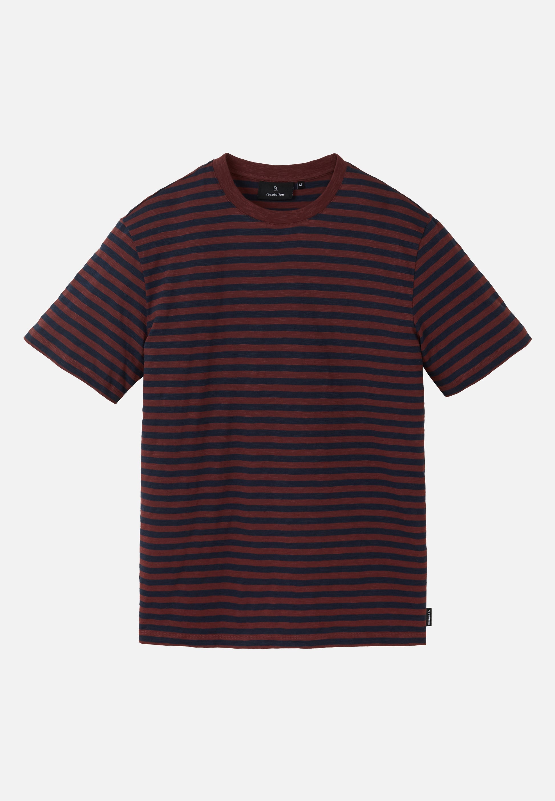 T-Shirt DELONIX STRIPES dark plum | recolution