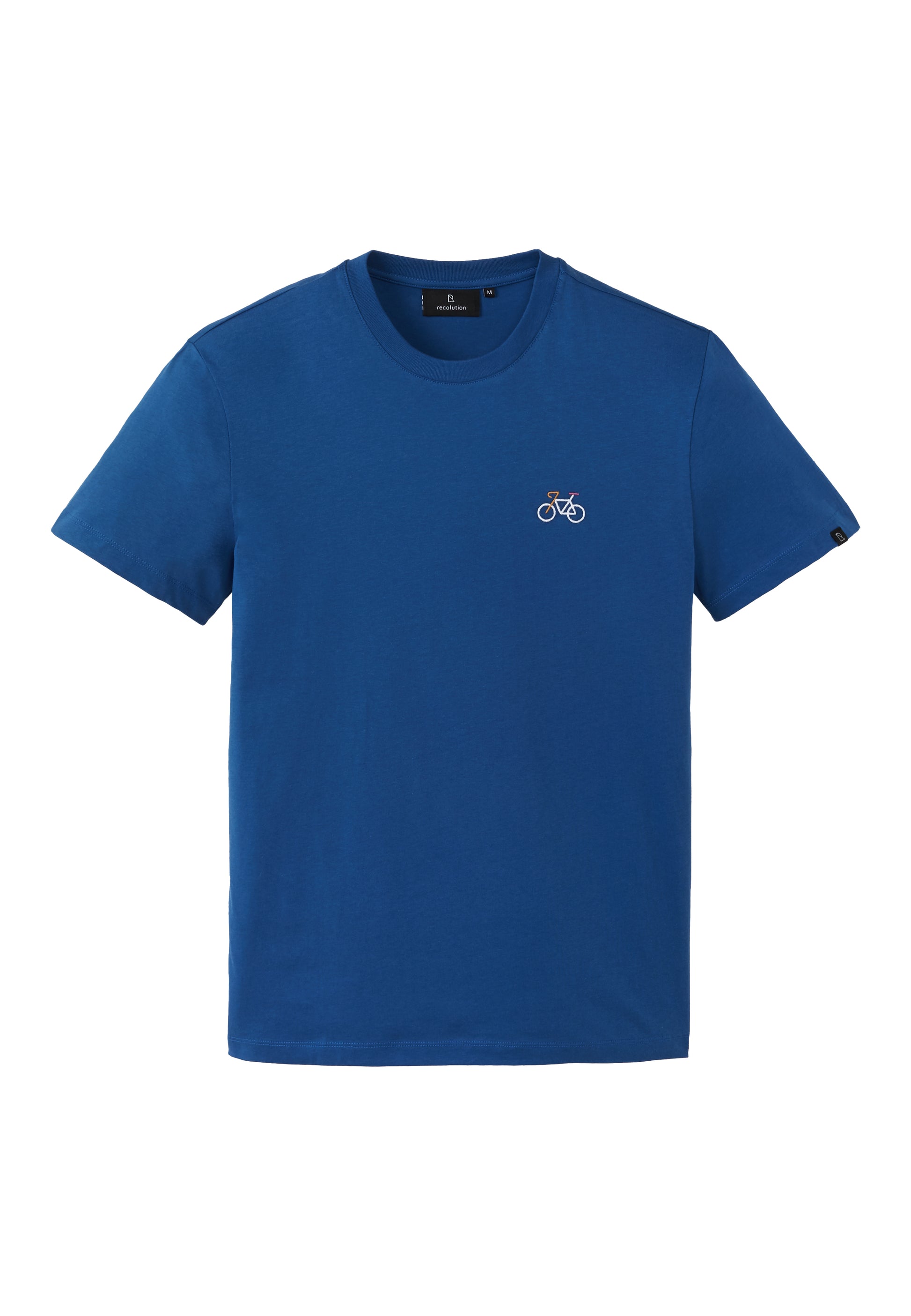 T-Shirt AGAVE BIKE lapis blue | recolution