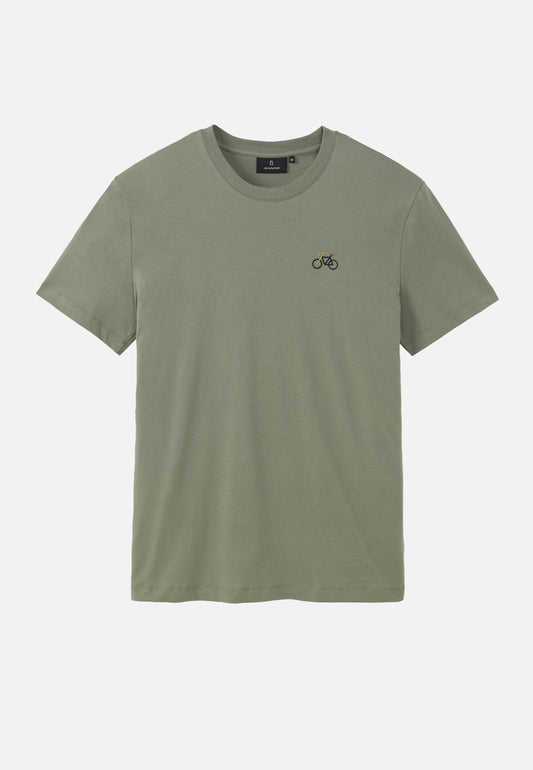 T-Shirt AGAVE BIKE pine green | recolution