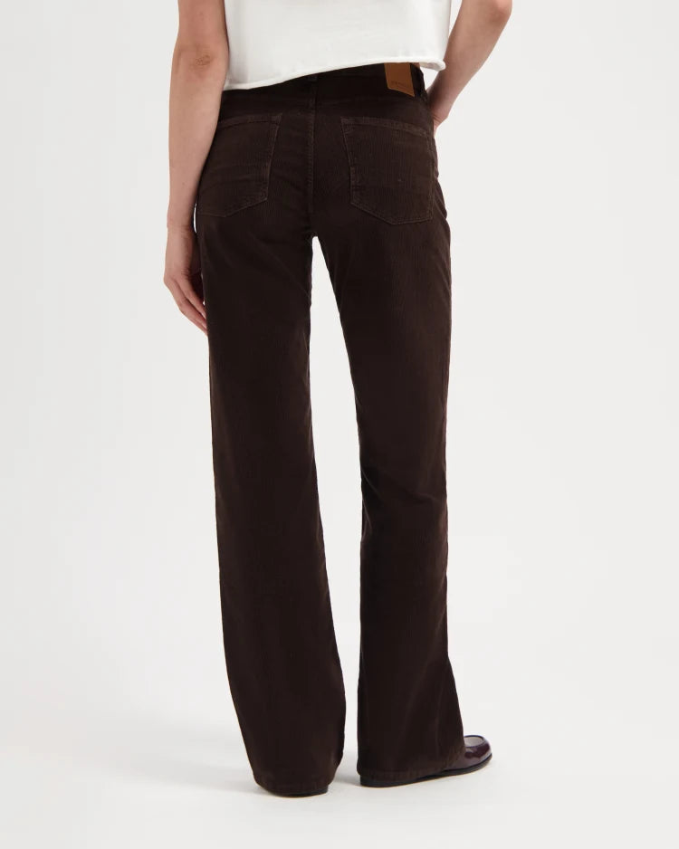 Hose Lena Loose Corduroy braun | KUYICHI