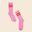 Stricksocken aus Wolle pink | popeia