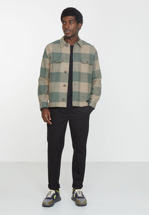 Overshirt FERN CHECK green | recolution