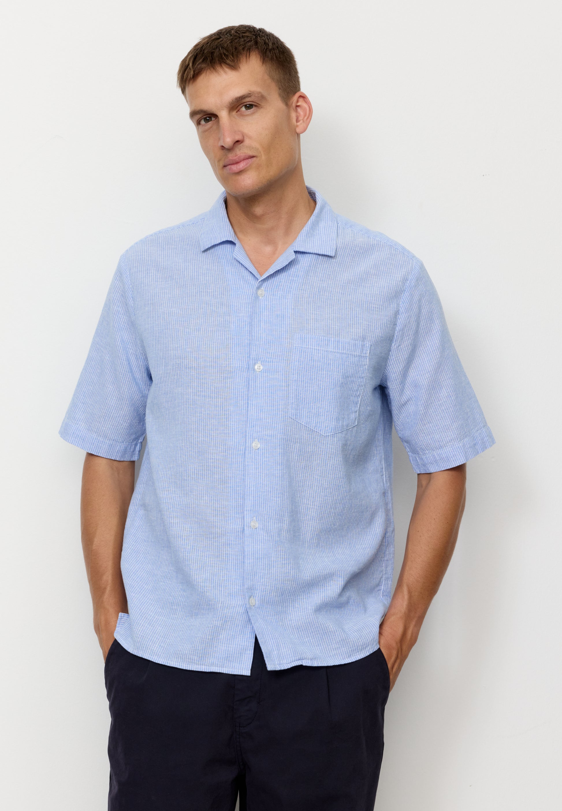 Hemd CASHEW STRIPES blue | recolution