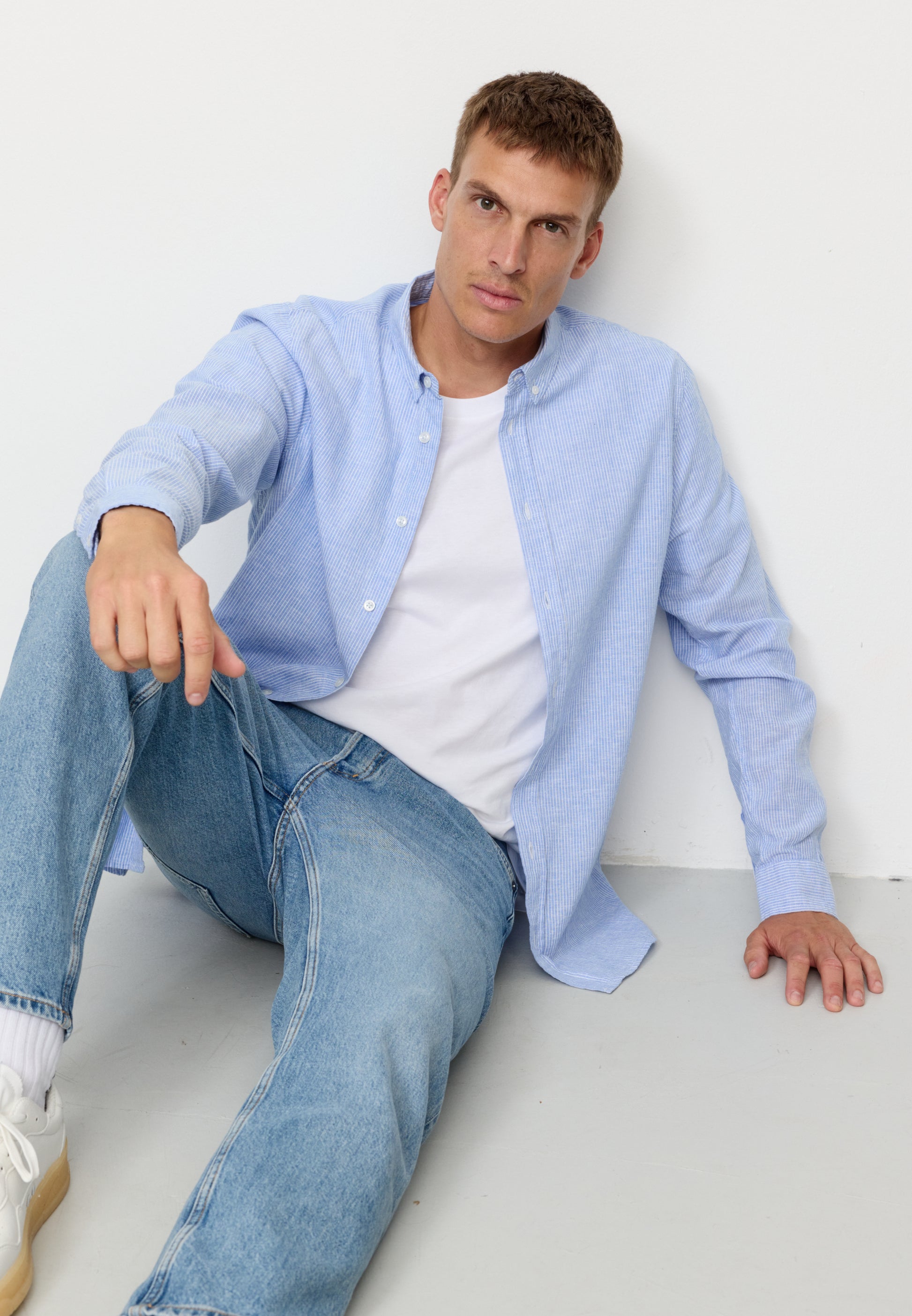 Hemd YEW STRIPES blue | recolution