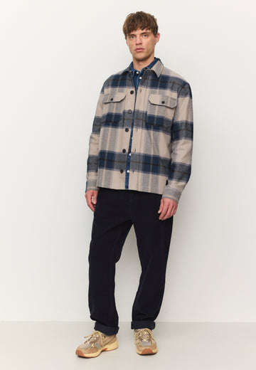 Overshirt MESQUITE CHECK navy | recolution