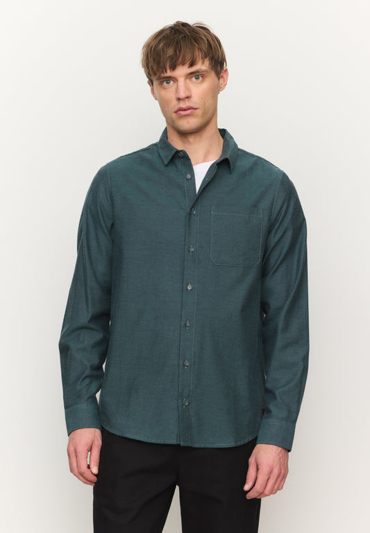 Hemd LENTIL deep green | recolution