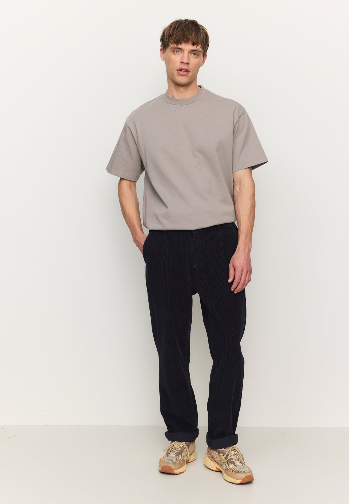 Hose OAK CORDUROY dark navy | recolution
