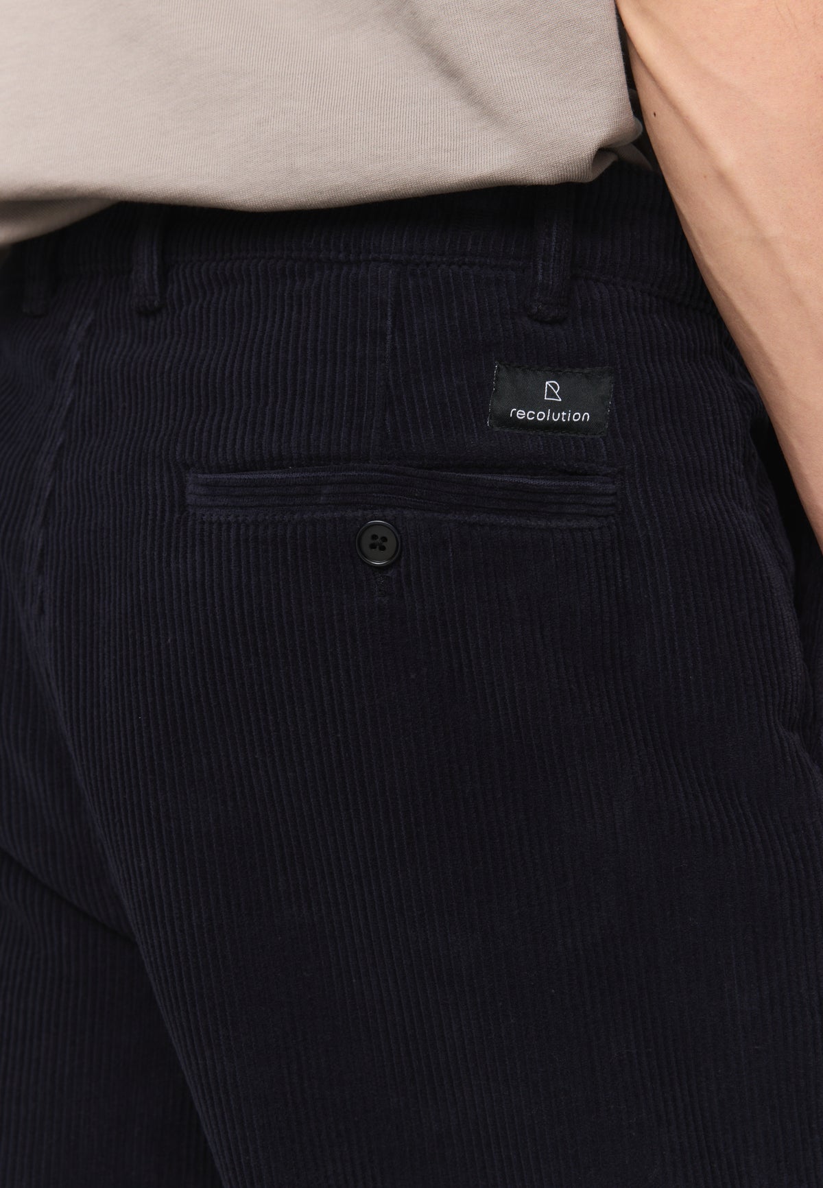 Hose OAK CORDUROY dark navy | recolution