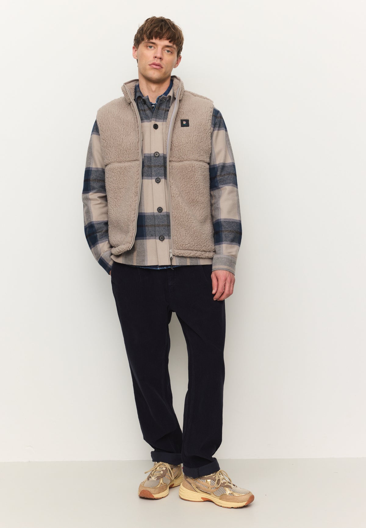 Weste TEASEL hazel brown | recolution