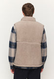 Weste TEASEL hazel brown | recolution