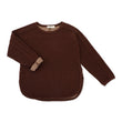 Textured loose top l/s burnt umber | Phil&Phae