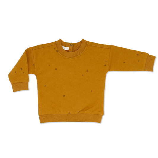 Baby sweater starlings ochre gold | Phil&Phae