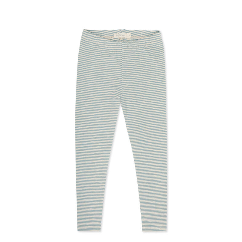 Leggings stripes fresh blue | Phil&Phae