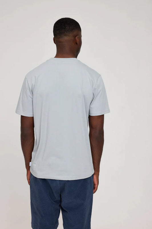 Chest Print T-Shirt ice blue | MAZINE